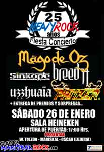 Cartel Aniversario Heavy Rock