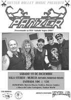 cartel concierto Panzer