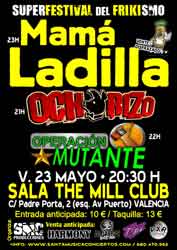 cartel concierto Sala Mil Club